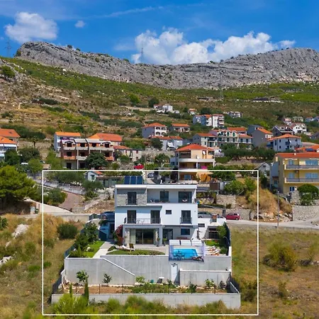 New Seaview Judita With 26sqm Pool, 5 Bedrooms, Playroom * Mravince